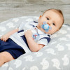Chicco Physio Comfort 2-6 мес., 1 шт. - ортодонтическая силиконовая пустышка с контейнером • Голубой