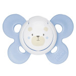 Chicco Physio Comfort 2-6 мес., 1 шт. - ортодонтическая силиконовая пустышка с контейнером • Голубой