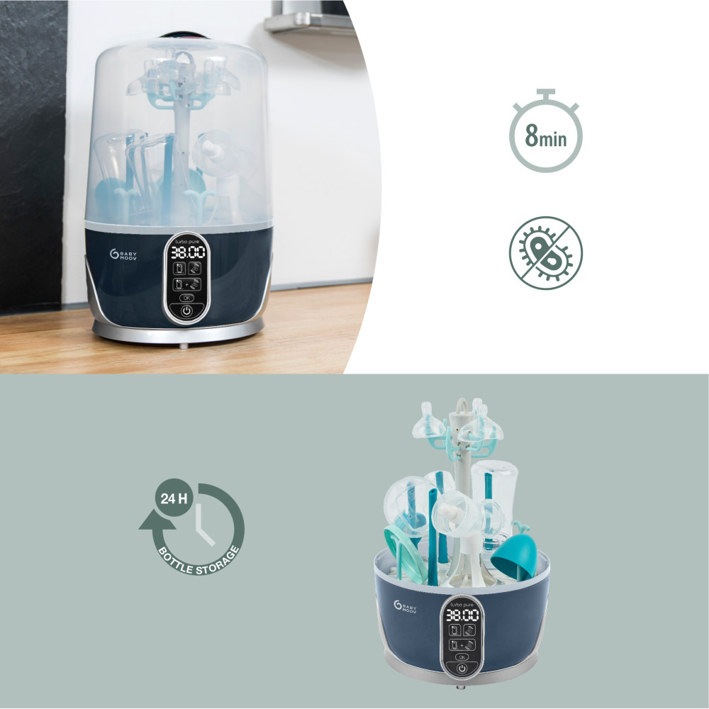 Стерилизатор Babymoov Turbo Pure (A003106) Стерилизатор Babymoov Turbo Pure (A003106)