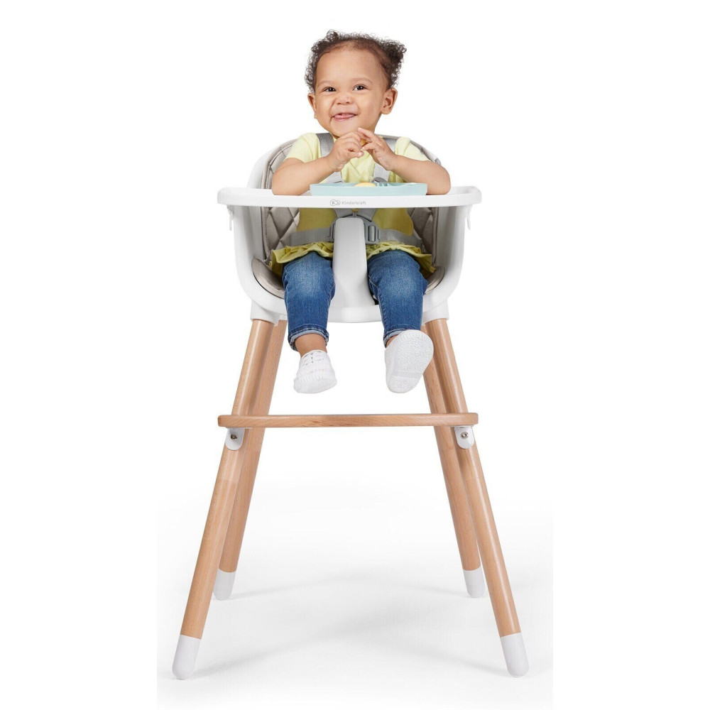 Kinderkraft Sienna - стільчик для годування 2в1 • Gray (KKKSIENGRY0000) Kinderkraft Sienna - стільчик для годування 2в1 • Gray (KKKSIENGRY0000)