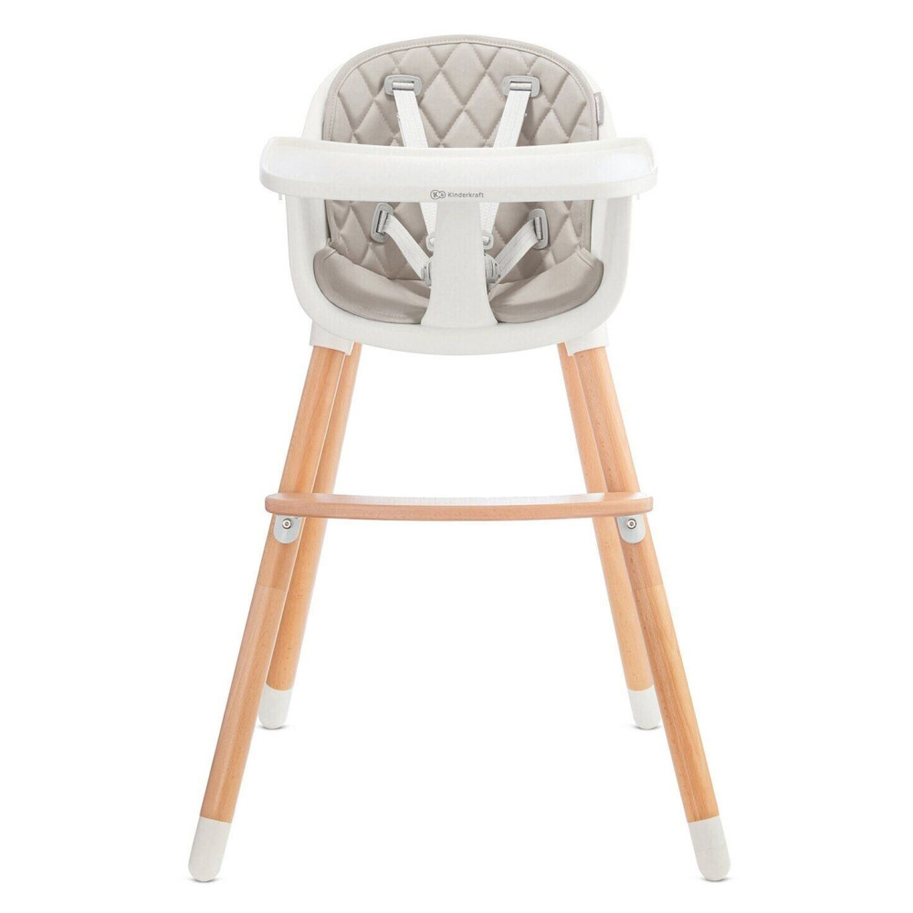 Kinderkraft Sienna - стільчик для годування 2в1 • Gray (KKKSIENGRY0000) Kinderkraft Sienna - стільчик для годування 2в1 • Gray (KKKSIENGRY0000)