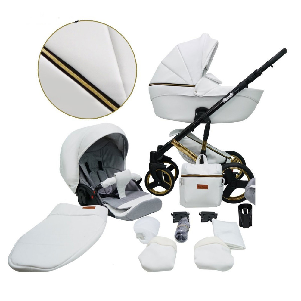 Коляска 2 в 1 Mikrus Onyx 42