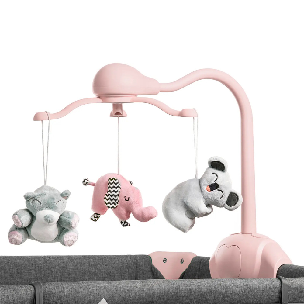 Ліжко-манеж з пеленатором Kinderkraft Joy Pink (KKLJOYPNK000AC)
