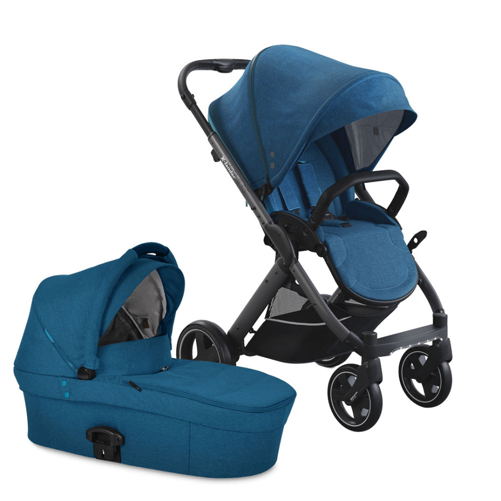 Коляска 2 в 1 X-Lander X-Pulse Petrol Blue 2021