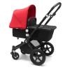 Bugaboo Cameleon 3 Plus - коляска 2 в 1 • Black / Red