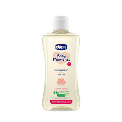 Chicco Baby Moments Bath Oil - масло для ванны для чувствительной кожи, 200 мл