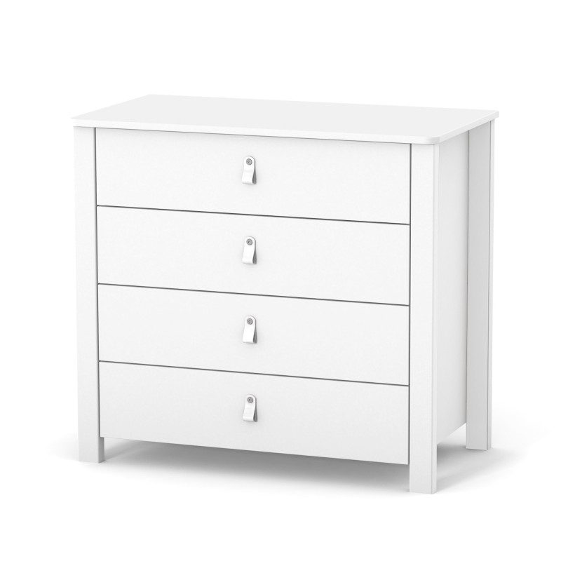 Veres Monaco | Верес Монако 900 - дитячий комод (90 см) • White | Білий