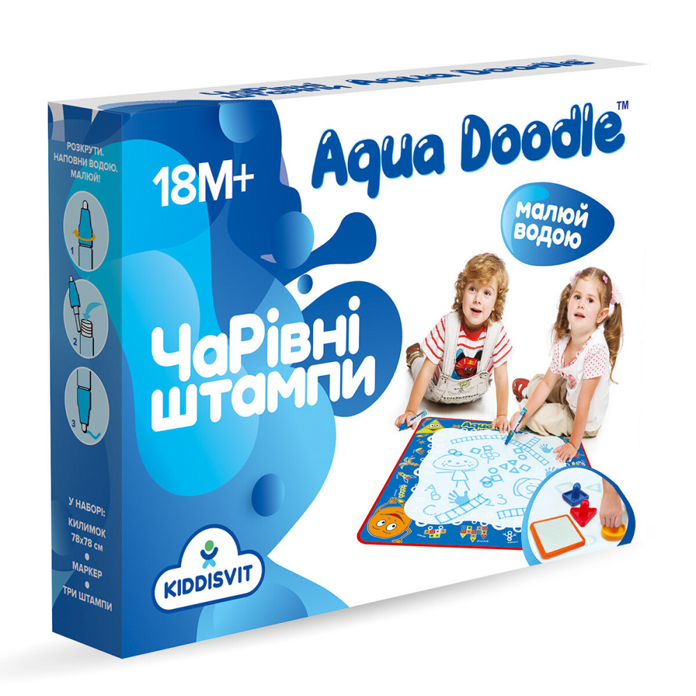Aqua Doodle Чарівні водні штампи - набір для малювання водою (AD8001N)
