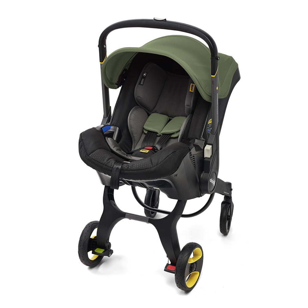 Doona + - автокрісло-коляска для новонародженого (1,8 - 13 кг), візок для подорожей, використання в літаку, в подарунок Сумка Doona All-Day Bag • Desert Green