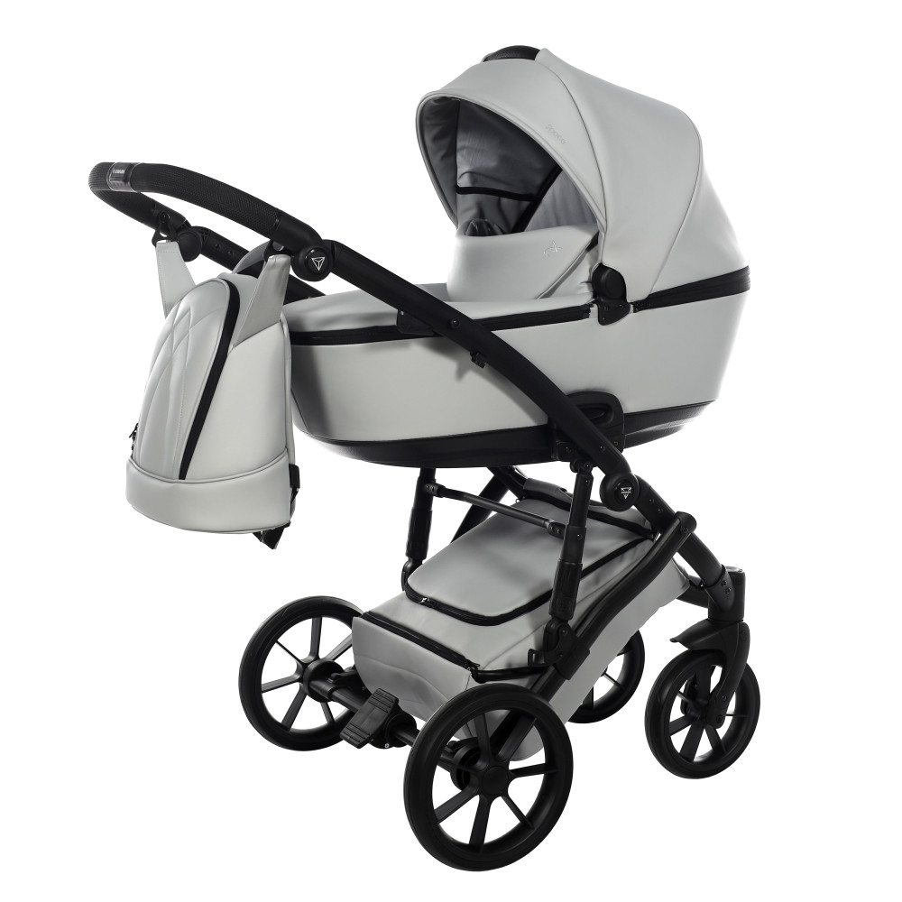 Коляска 2 в 1 Junama Space Grey Eco 01 эко кожа (J-SpE-01)