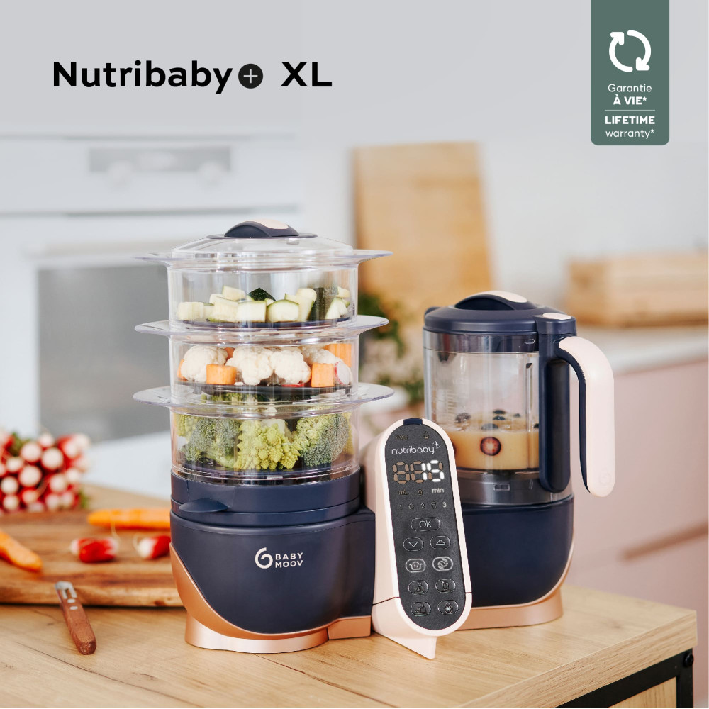 Блендер-пароварка Babymoov Nutribaby+ XL (A001127) Блендер-пароварка Babymoov Nutribaby+ XL (A001127)