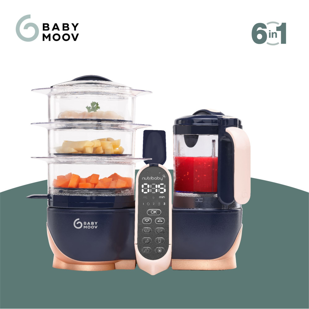 Блендер-пароварка Babymoov Nutribaby+ XL (A001127) Блендер-пароварка Babymoov Nutribaby+ XL (A001127)