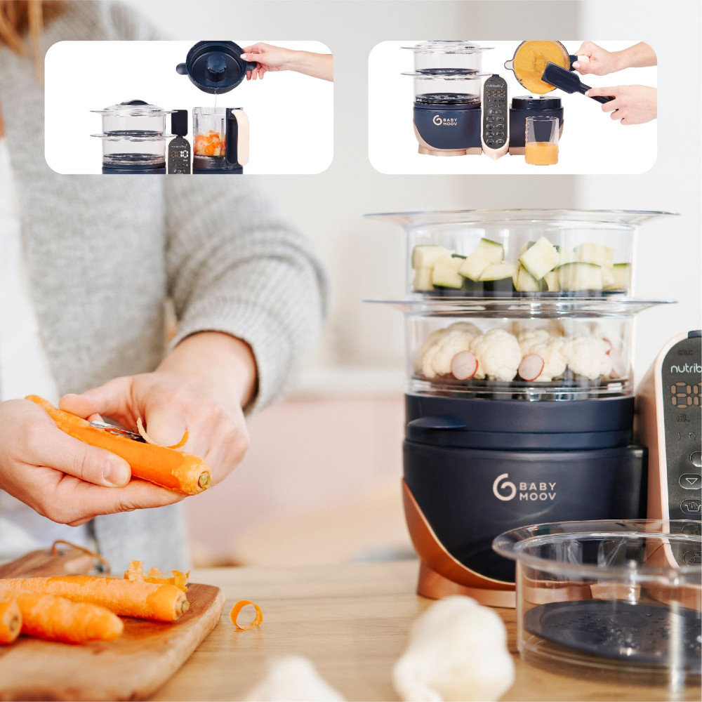 Блендер-пароварка Babymoov Nutribaby+ XL (A001127) Блендер-пароварка Babymoov Nutribaby+ XL (A001127)