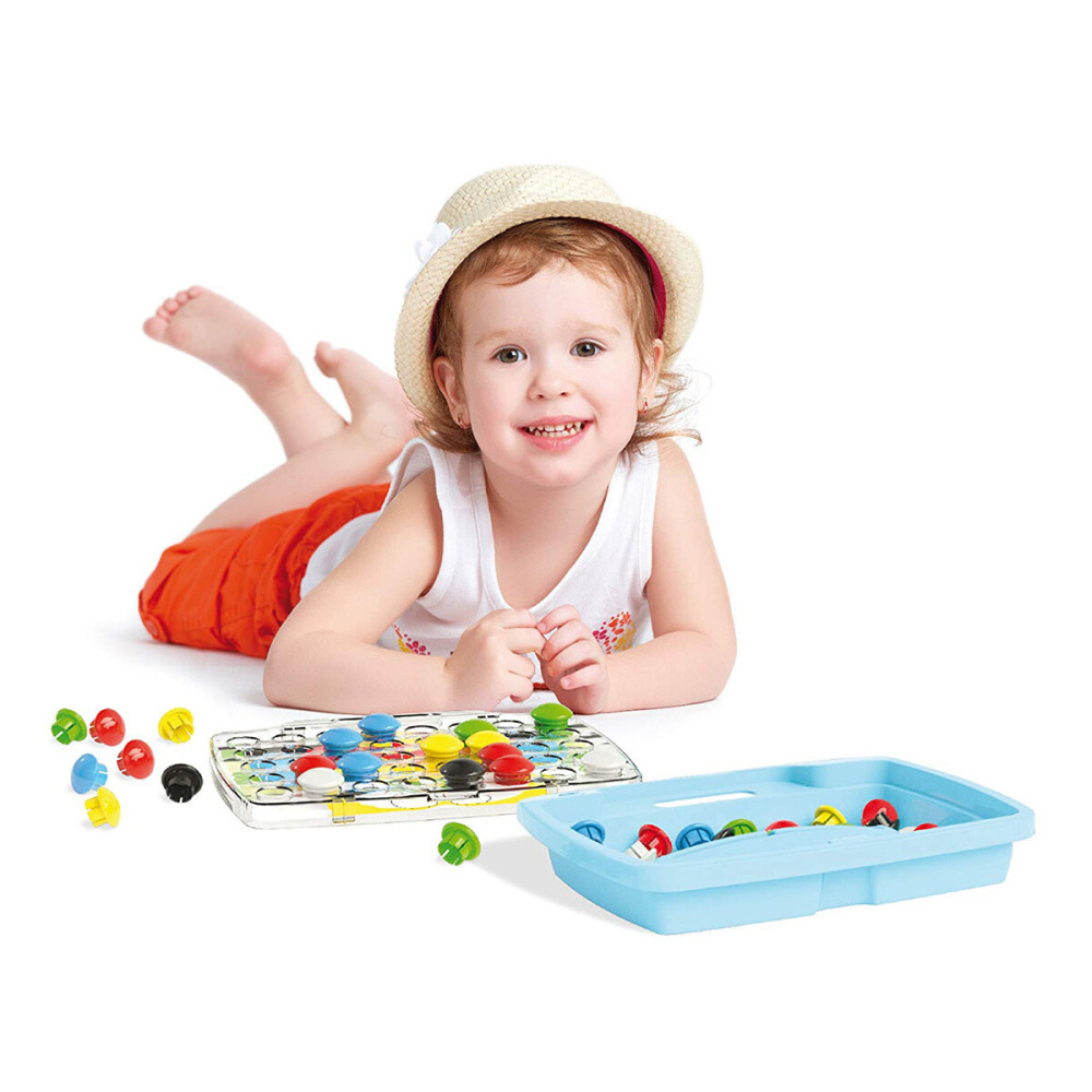 Quercetti Pixel Junior 48 фішок, кейс - набір для занять мозаїкою (4210-Q) Quercetti Pixel Junior 48 фішок, кейс - набір для занять мозаїкою (4210-Q)
