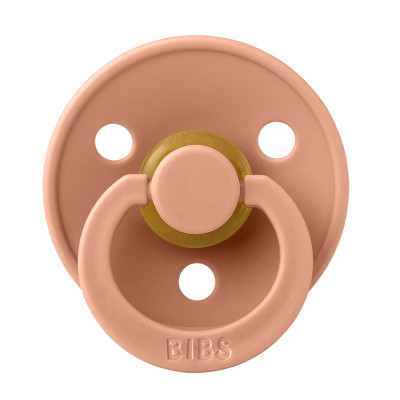 Пустушка Bibs Colour 0-6 міс, латекс (peach) Пустушка Bibs Colour 0-6 міс, латекс (peach)