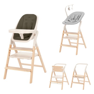 Carrello Ergo CRL-16701 - стульчик для кормления, многофункциональный • Pine Green