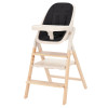 Carrello Ergo CRL-16701 - стільчик для годування, шезлонг для немовля, навчальна вежа до 75 кг, дитячий стільчик (дуга з м’якими іграшками, регульована підніжка) • Obsidian Black