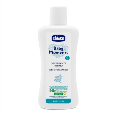 Chicco Baby Moments Гель для интимной гигиены 200 мл - с экстрактом ромашки и календулы