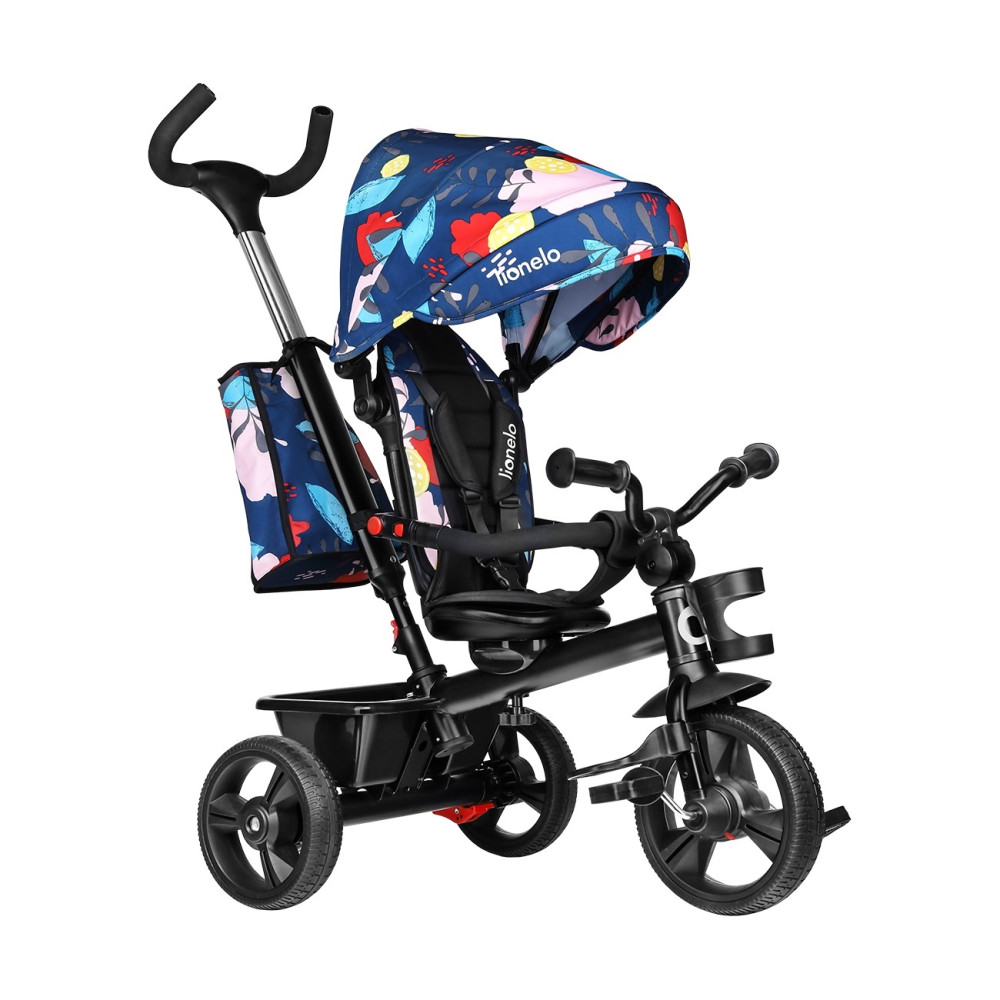 Lionelo Haari - трехколесный велосипед 2 в 1 с родительской ручкой • Blue Navy