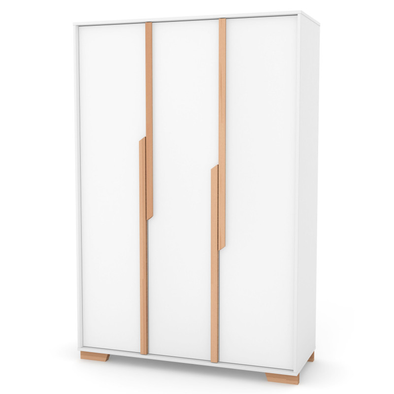 Veres Seattle | Верес Сиэтл 1200 - шкаф • Natural White | Бело-буковый