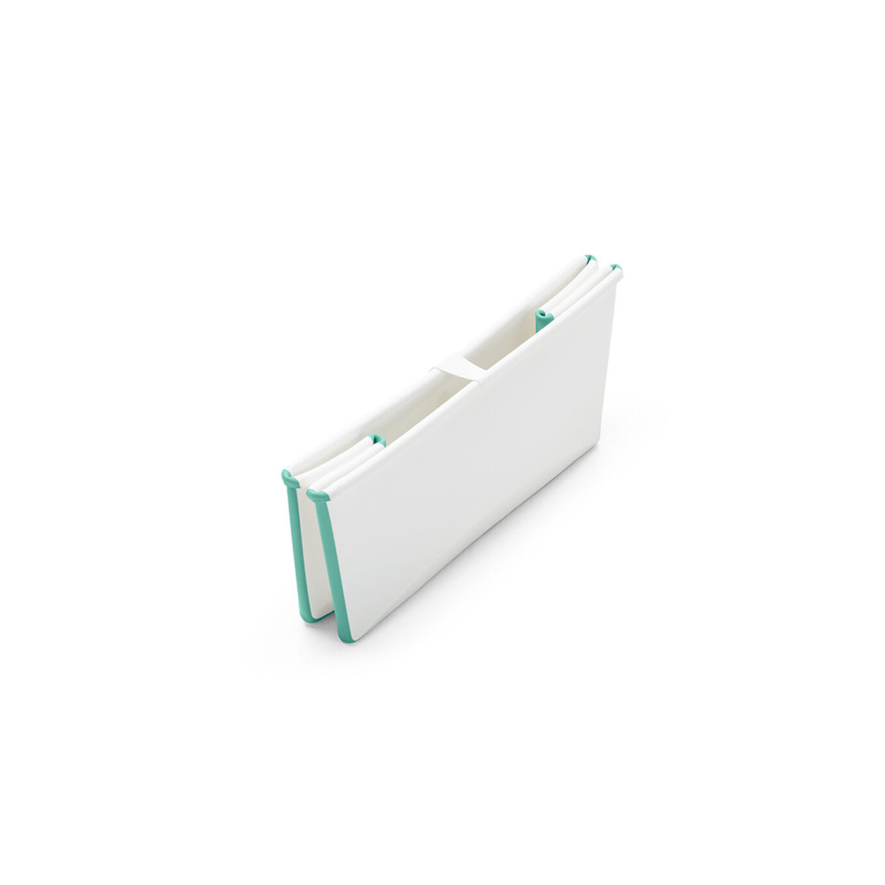 Stokke Flexi Bath - складана ванночка з термочутливою пробкою • White Aqua