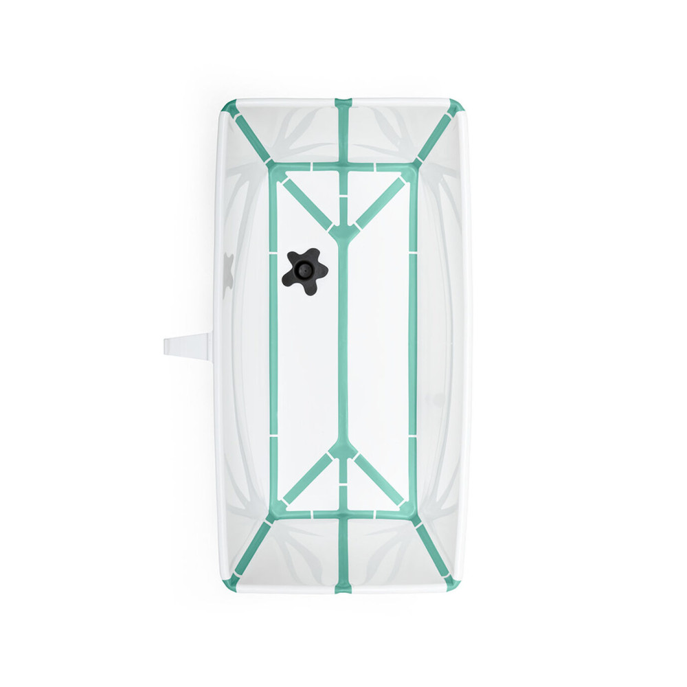 Stokke Flexi Bath - складана ванночка з термочутливою пробкою • White Aqua
