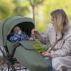 Carrello Alfa 2023 CRL-5508 - прогулочная коляска с реверсивным блоком (сиденье устанавливается лицом к маме), регулируется высота капюшона • Sea Green