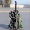Carrello Alfa 2023 CRL-5508 - прогулочная коляска с реверсивным блоком (сиденье устанавливается лицом к маме), регулируется высота капюшона • Sea Green