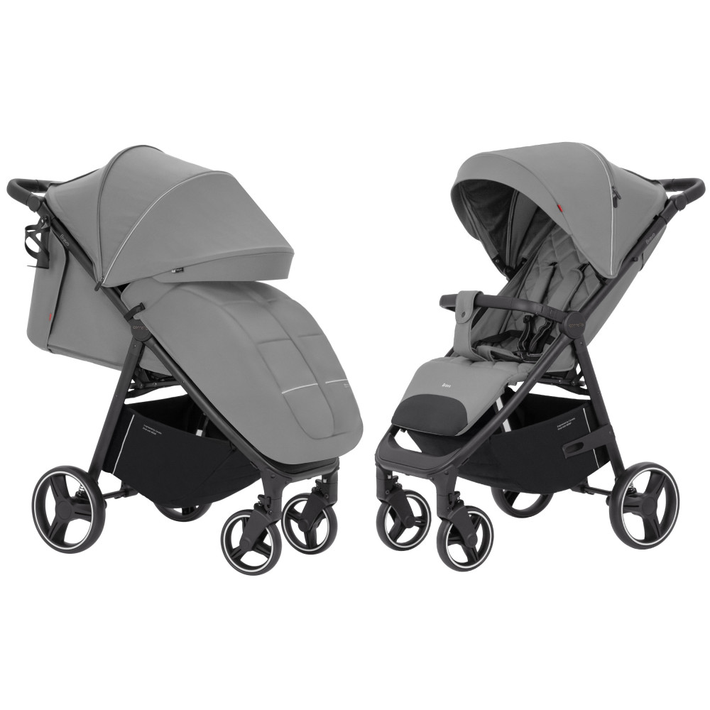 Carrello Bravo CRL-8512 - прогулянкова коляска для бездоріжжя, всесезонний візок • Forest Grey