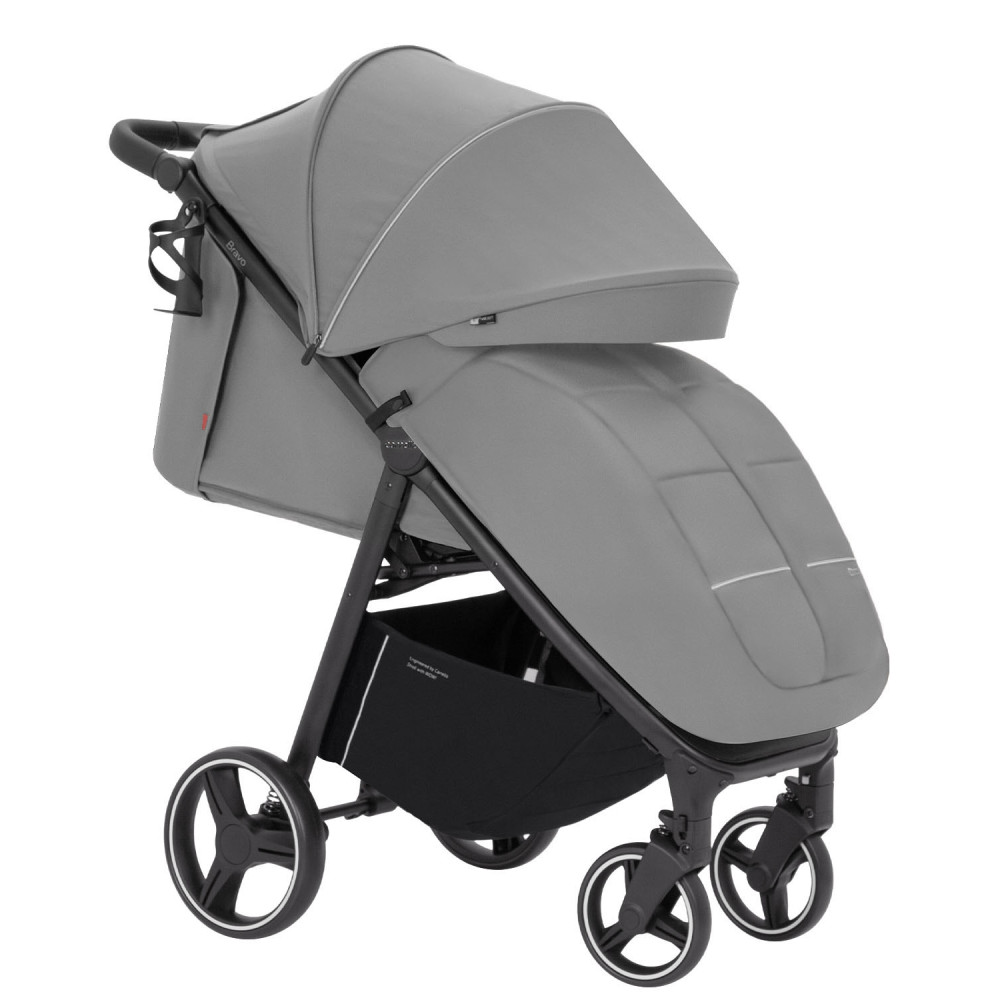 Carrello Bravo CRL-8512 - прогулянкова коляска для бездоріжжя, всесезонний візок • Forest Grey