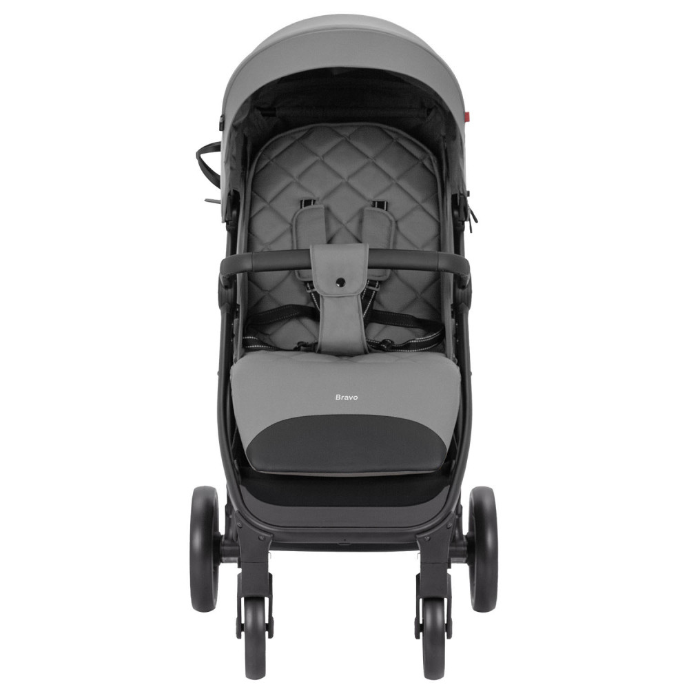 Carrello Bravo CRL-8512 - прогулянкова коляска для бездоріжжя, всесезонний візок • Forest Grey