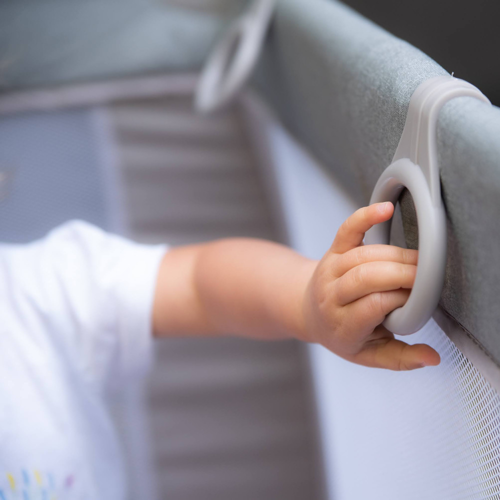 Дитячий манеж-ліжко Espiro Play Up 17 Graphite