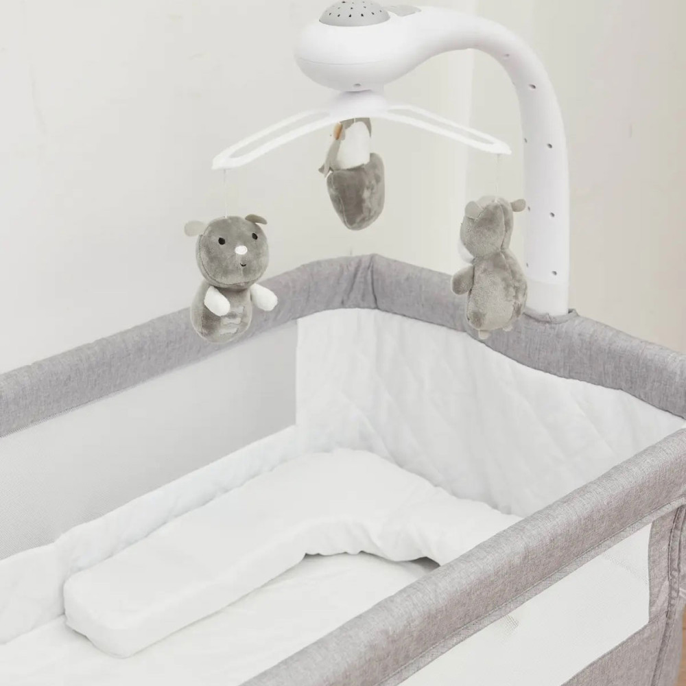 Приставне ліжечко Mioobaby Hugmee сірий (TY168 grey)