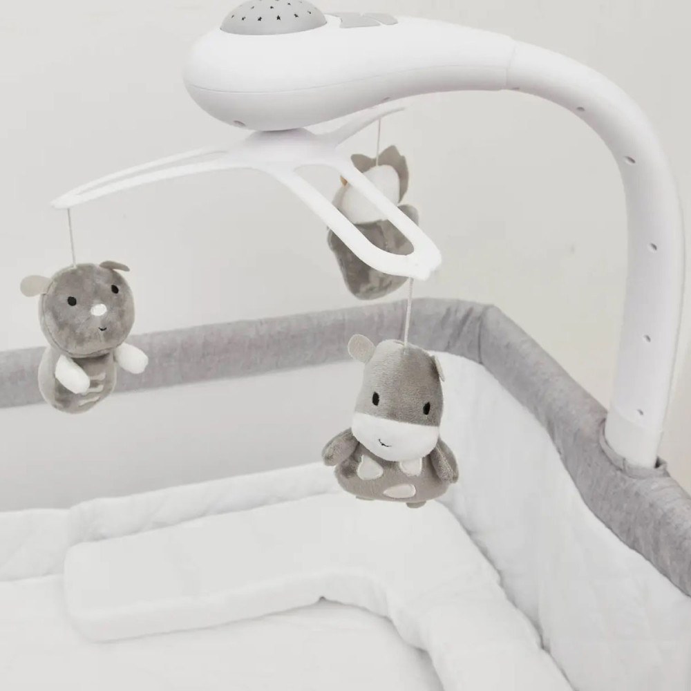 Приставне ліжечко Mioobaby Hugmee сірий (TY168 grey)