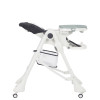 Carrello Caramel CRL-9501/3 - стульчик для кормления на колесиках (мягкий матрасик, корзина для игрушек) • Palette Grey