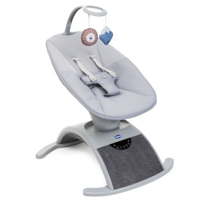Chicco Comfy Wave - заколисуючий центр з 3D-хитанням, 5 швидкостями, 15 мелодіями та таймером, для дітей від народження до 6 місяців