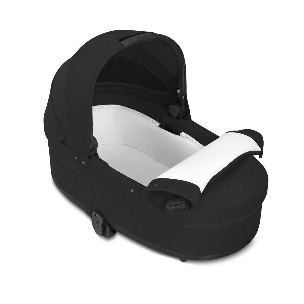 Cybex Cot S Lux - люлька для коляски Cybex Balios S Lux, для Cybex Talos S Lux (0-6 мес, до 9 кг) • Moon Black