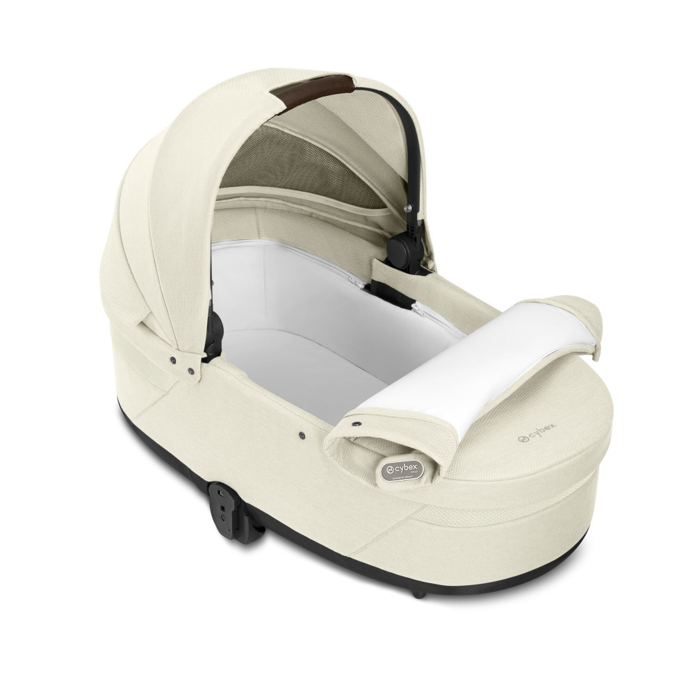 Cybex Cot S Lux - люлька для візка Cybex Balios S Lux, для Cybex Talos S Lux (0-6 міс, до 9 кг) • Seashell Beige