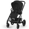 Cybex Balios S Lux 2025 - прогулочная коляска, всесезонная, с большими колесами, телескопическая регулировка ручки, большая корзина до 10 кг  • BLK Moon Black
