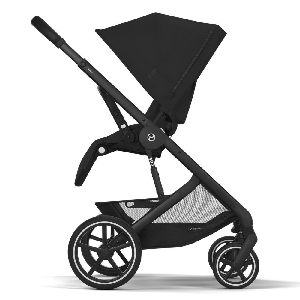 Cybex Balios S Lux 2025 - прогулочная коляска, всесезонная, с большими колесами, телескопическая регулировка ручки, большая корзина до 10 кг • BLK Moon Black Cybex Balios S Lux 2025 - прогулочная коляска, всесезонная, с большими колесами, телескопическая регулировка ручки, большая корзина до 10 кг • BLK Moon Black