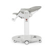 Peg Perego Tatamia Follow Me - стільчик для годування, шезлонг і гойдалка, екошкіра • Ice (сірий)
