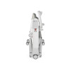 Peg Perego Tatamia Follow Me - стільчик для годування, шезлонг і гойдалка, екошкіра • Ice (сірий)