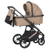 Carrello Sigma CRL-6509 - детская коляска 2 в 1, всесезонная коляска, двойная вентиляция люльки • Cream Beige