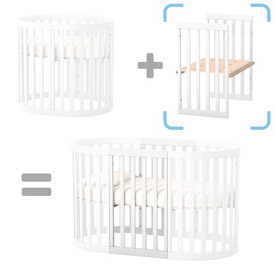  Veres Roma | Верес Рим - комплект розширення  ліжка Veres Roma до 140x70 см • White | Білий