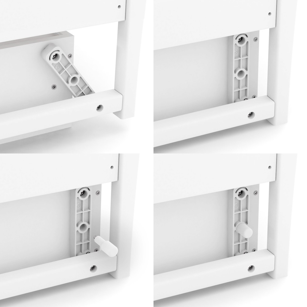 Veres Nice | Верес Ніцца - поперечний маятник з шухлядою до ліжечка Nice • White | Білий