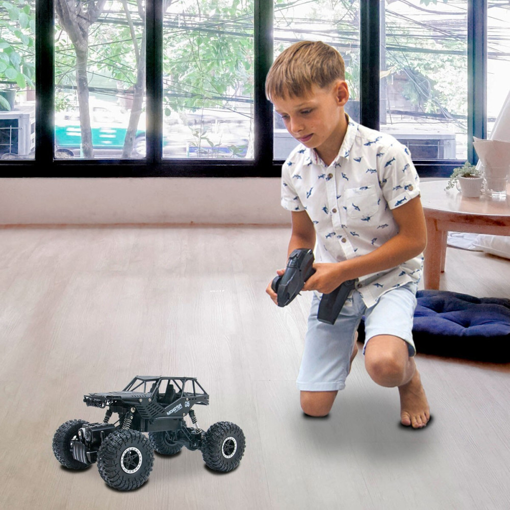 Sulong Toys OFF-ROAD CRAWLER TIGER - автомобіль на радіокеруванні • Матовий чорний (SL-111RHMBl)