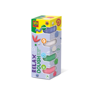 SES Creative Feel good dough Пастель - незасихаюча маса для ліплення, 4 баночки (00514S) SES Creative Feel good dough Пастель - незасихаюча маса для ліплення, 4 баночки (00514S)