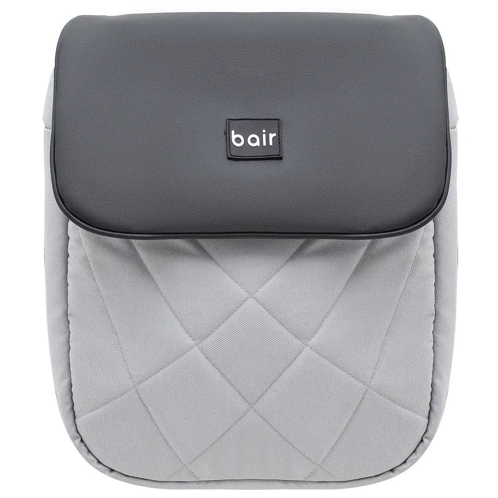 Коляска 2 в 1 Bair City Soft 10 сірий-чорний (680689)
