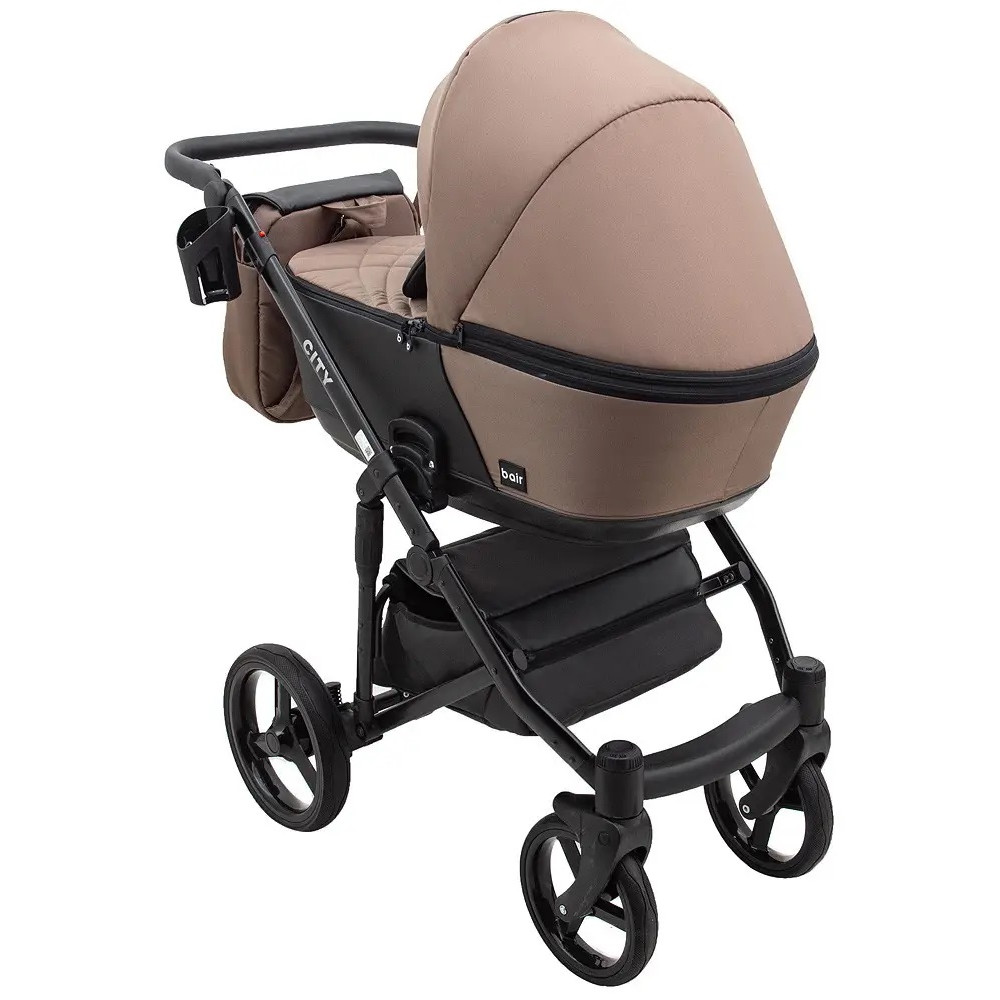 Коляска 2 в 1 Bair City Soft 273 капучино-чорний (680692) Коляска 2 в 1 Bair City Soft 273 капучино-чорний (680692)