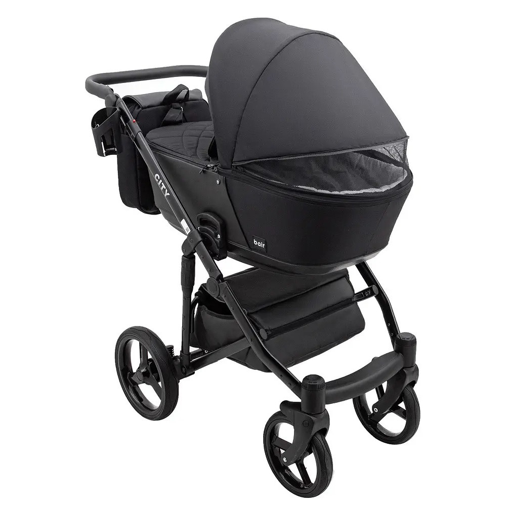 Коляска 2 в 1 Bair City Soft 452 черный (680691) Коляска 2 в 1 Bair City Soft 452 черный (680691)
